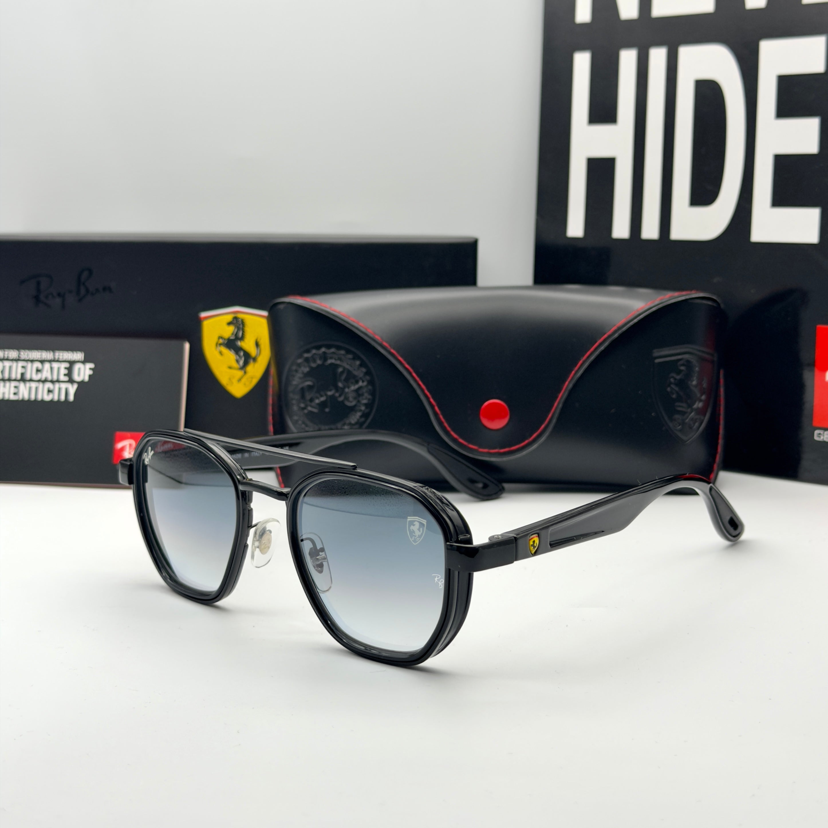 Ray-Ban Scuderia Ferrari Édition – RB3676-M All Black