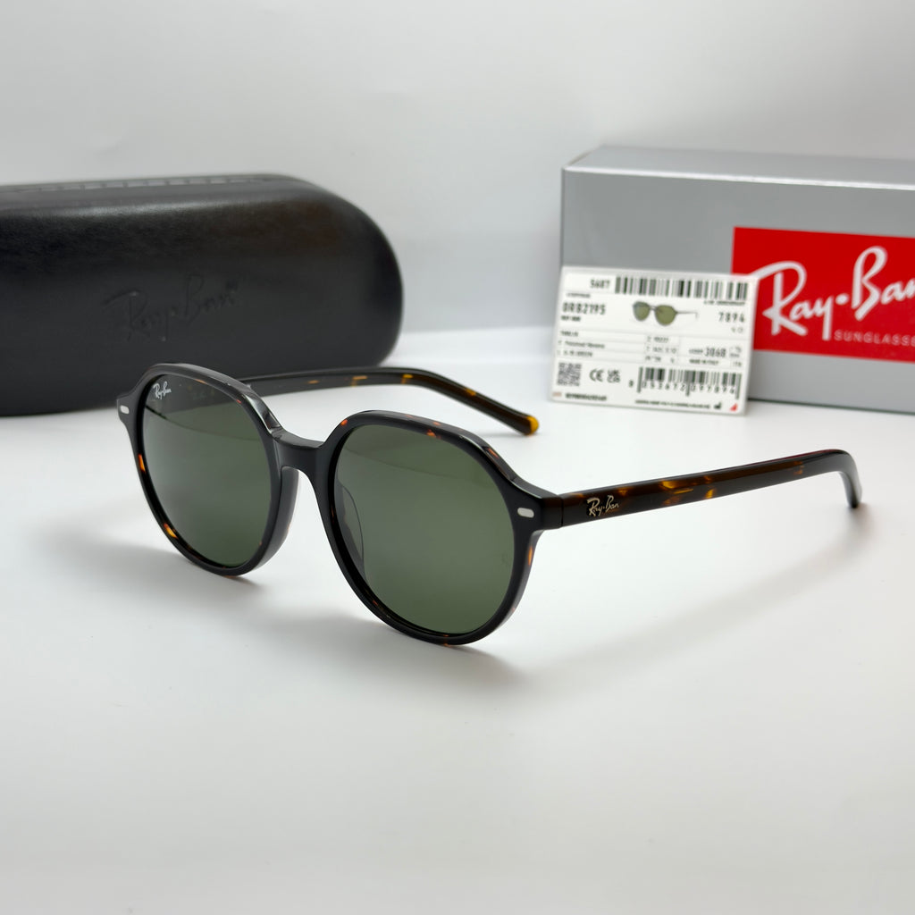 Ray-Ban Thalia Tortoise G-15 RB 2195 THALIA 902/31 (Taille 53-18)