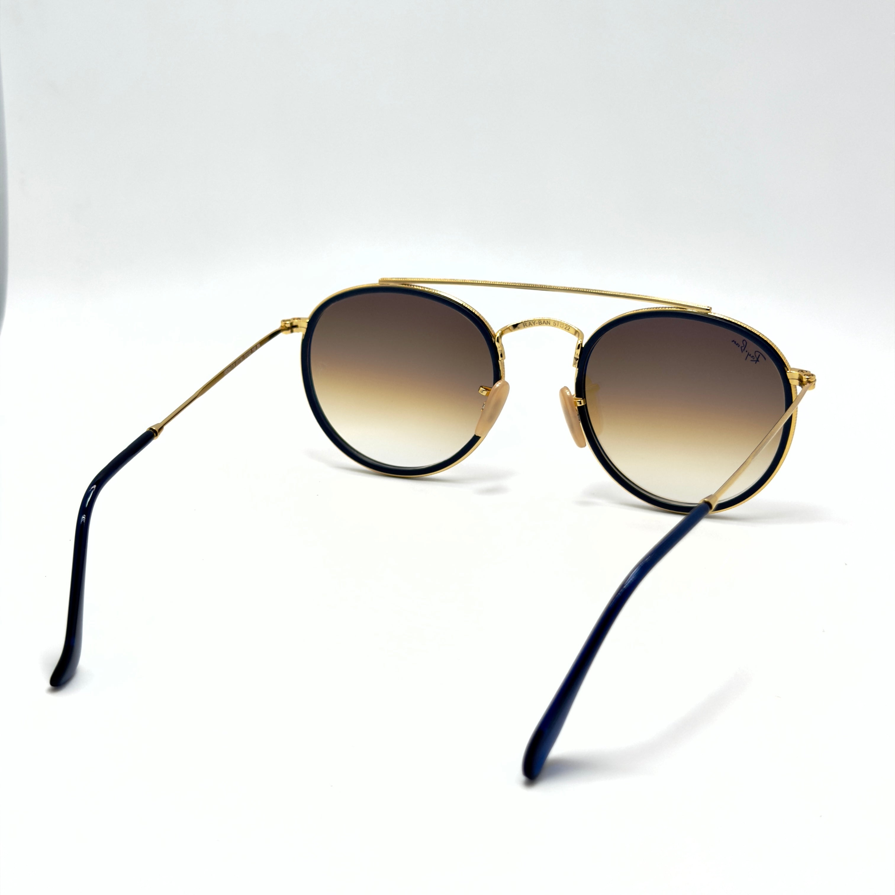RB3647-N Round Double Bridge  Or Arista