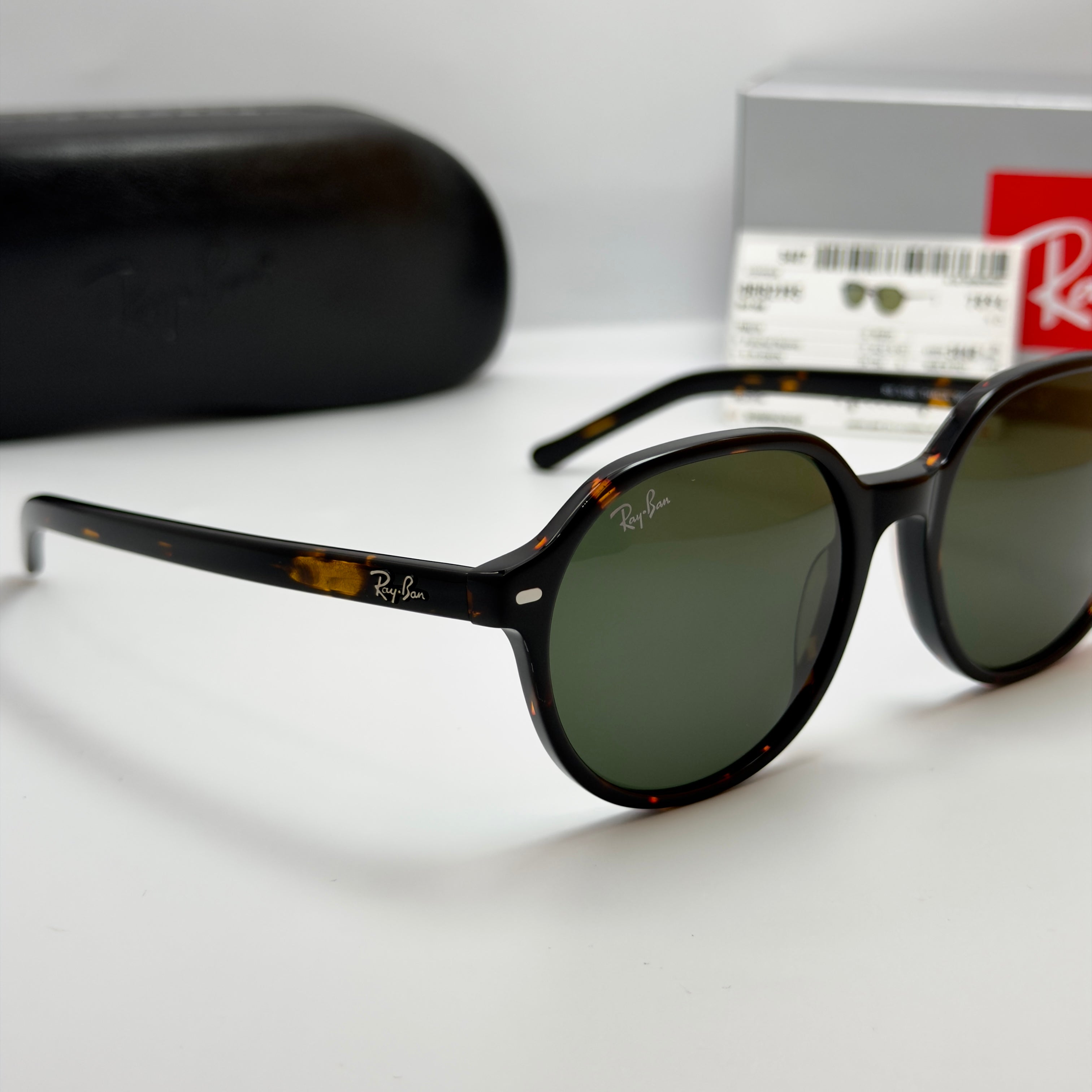 Ray-Ban Thalia Tortoise G-15 RB 2195 THALIA 902/31 (Taille 53-18)