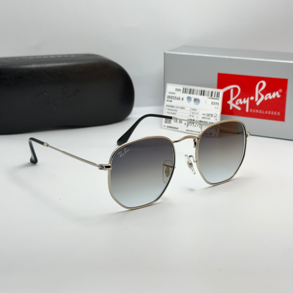 Ray-Ban HEXAGONAL Silver Gradient (RB 3548-N)