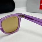 Ray-Ban Wayfarer Crystal Violet RB 2140 6613/13 (Taille 50-22)