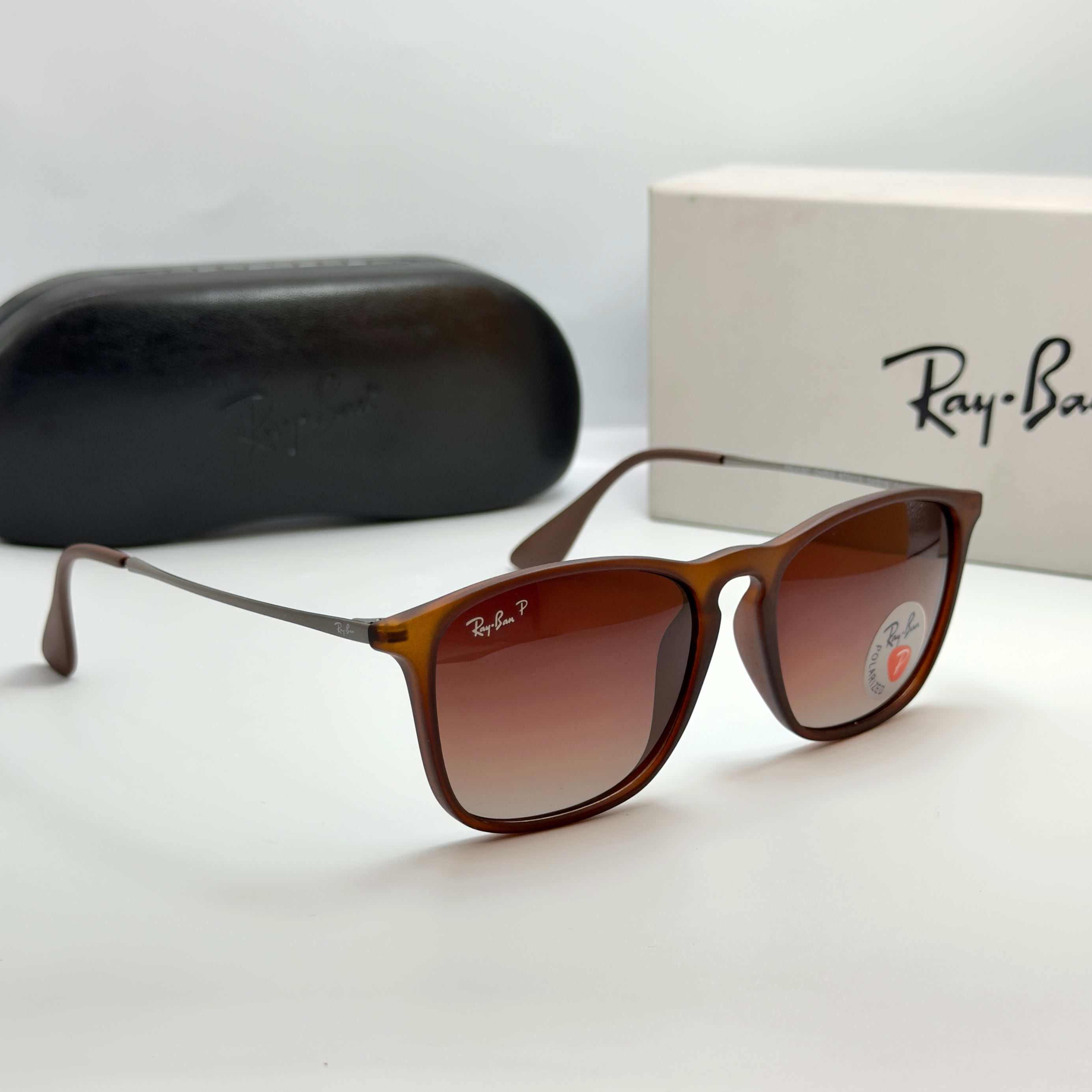 Ray-Ban Chris Marron / Verre Marron Dégradé Polarisé