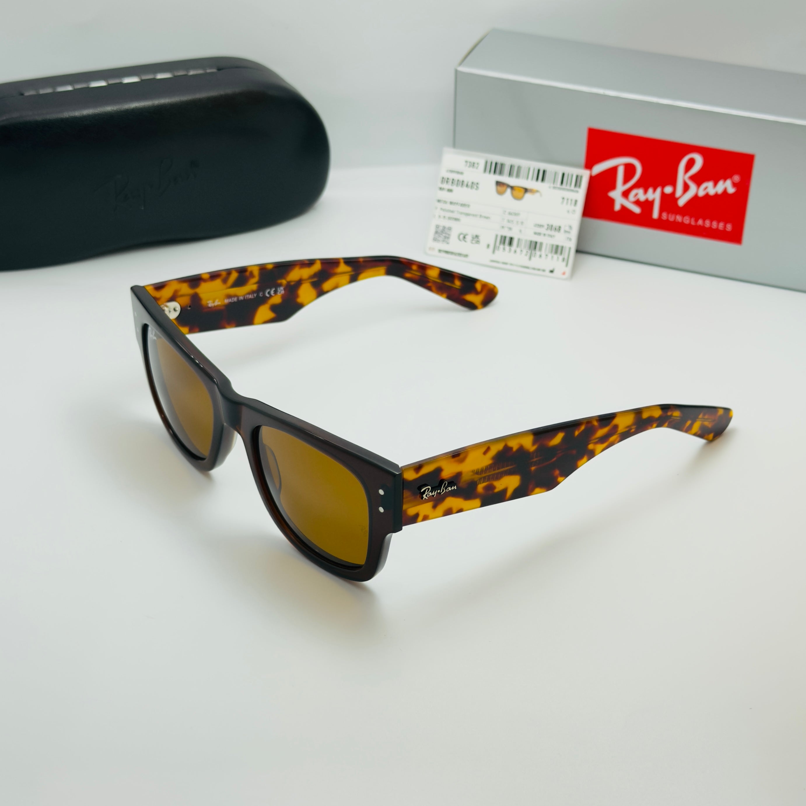 Mega Wayfarer Havana Amber RB 0840S 6636/9 (Taille 51-21)