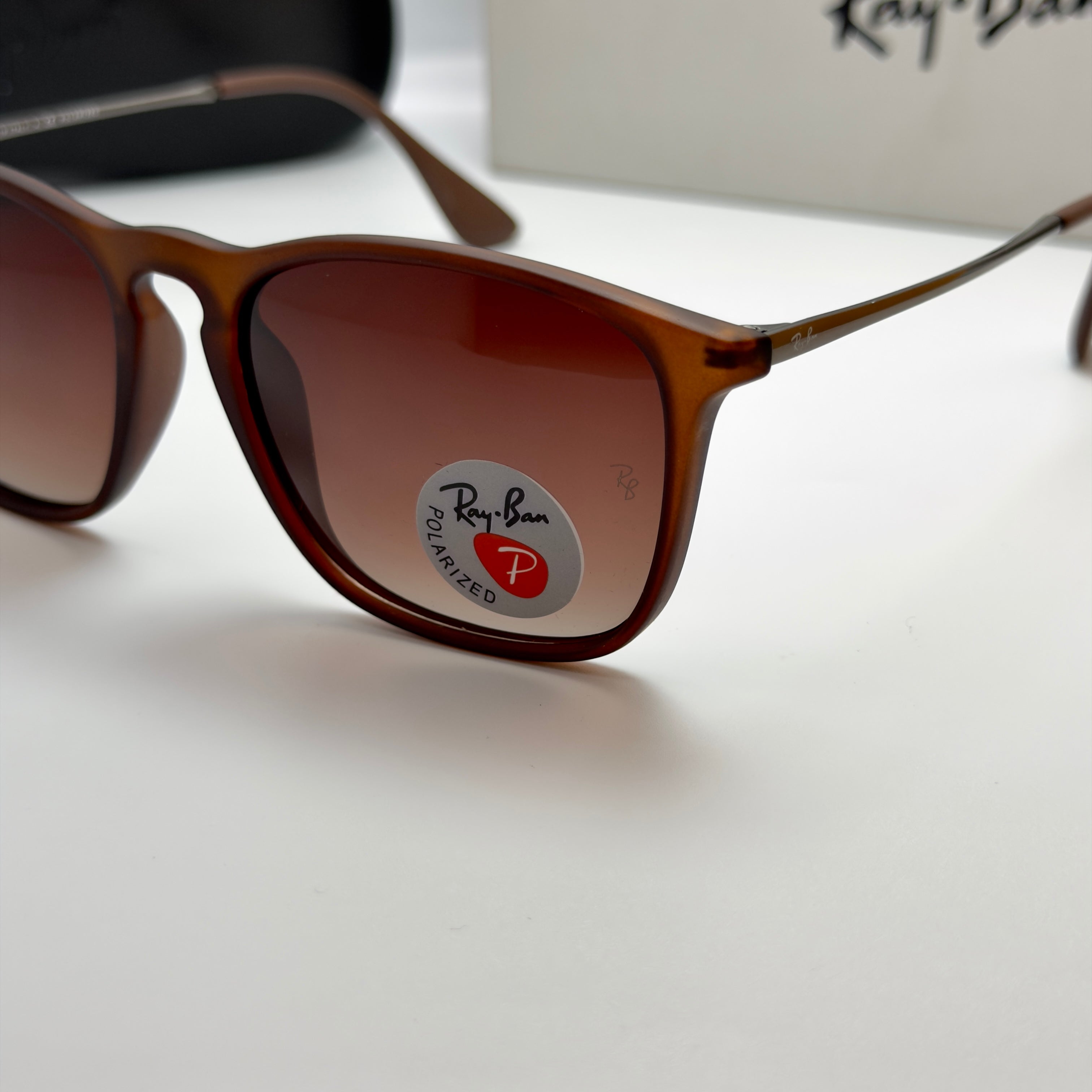 Ray-Ban Chris Marron / Verre Marron Dégradé Polarisé