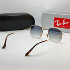 Ray-Ban HEXAGONAL Gold & Blue Gradient (RB 3548-N)