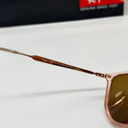 Ray-Ban Square Beige Crystal – Brown