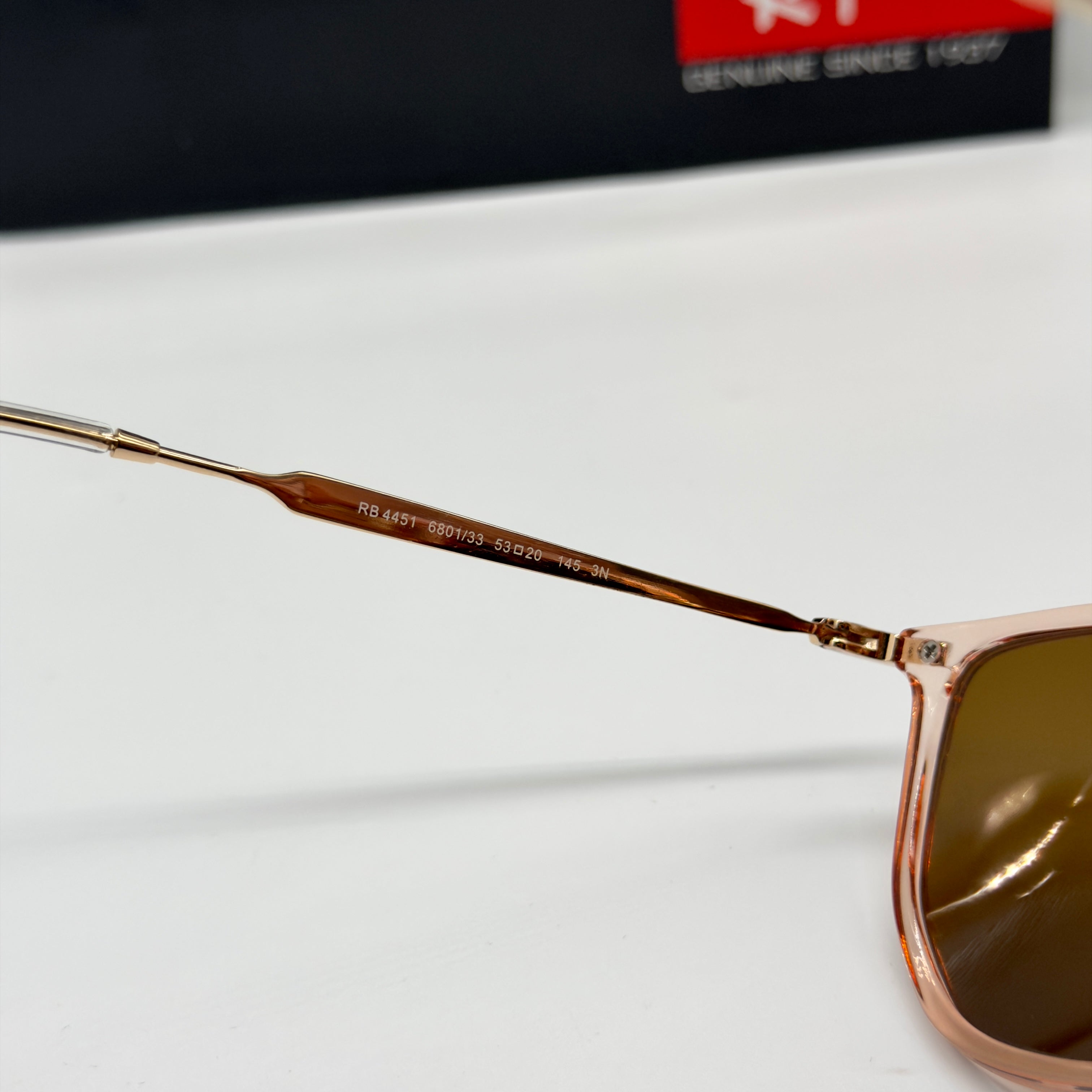 Ray-Ban Square Beige Crystal – Brown