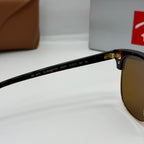 Ray-Ban Clubmaster (Finition Tortoise/Or)