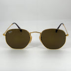 Ray-Ban RB3548-N Hexagonal Gold – Verres Marron
