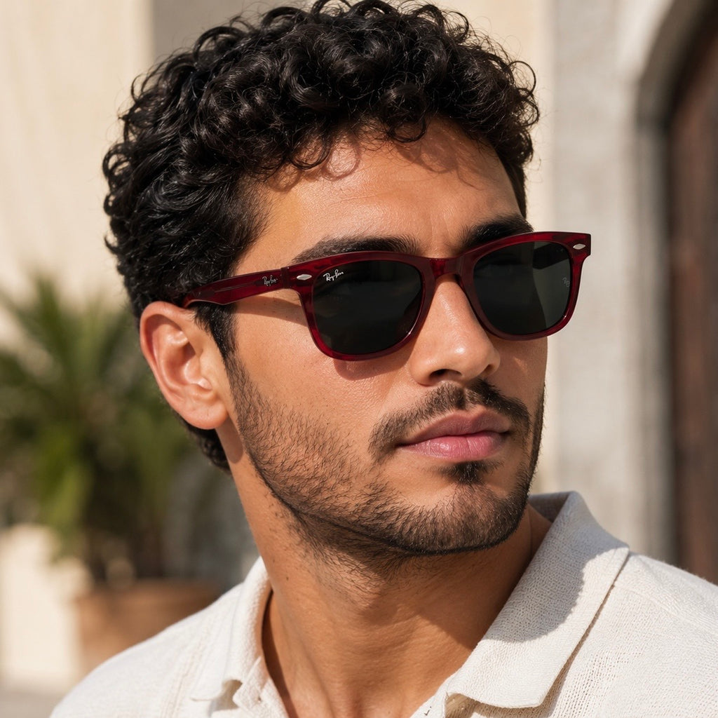 RB2140 Wayfarer Crystal Rouge