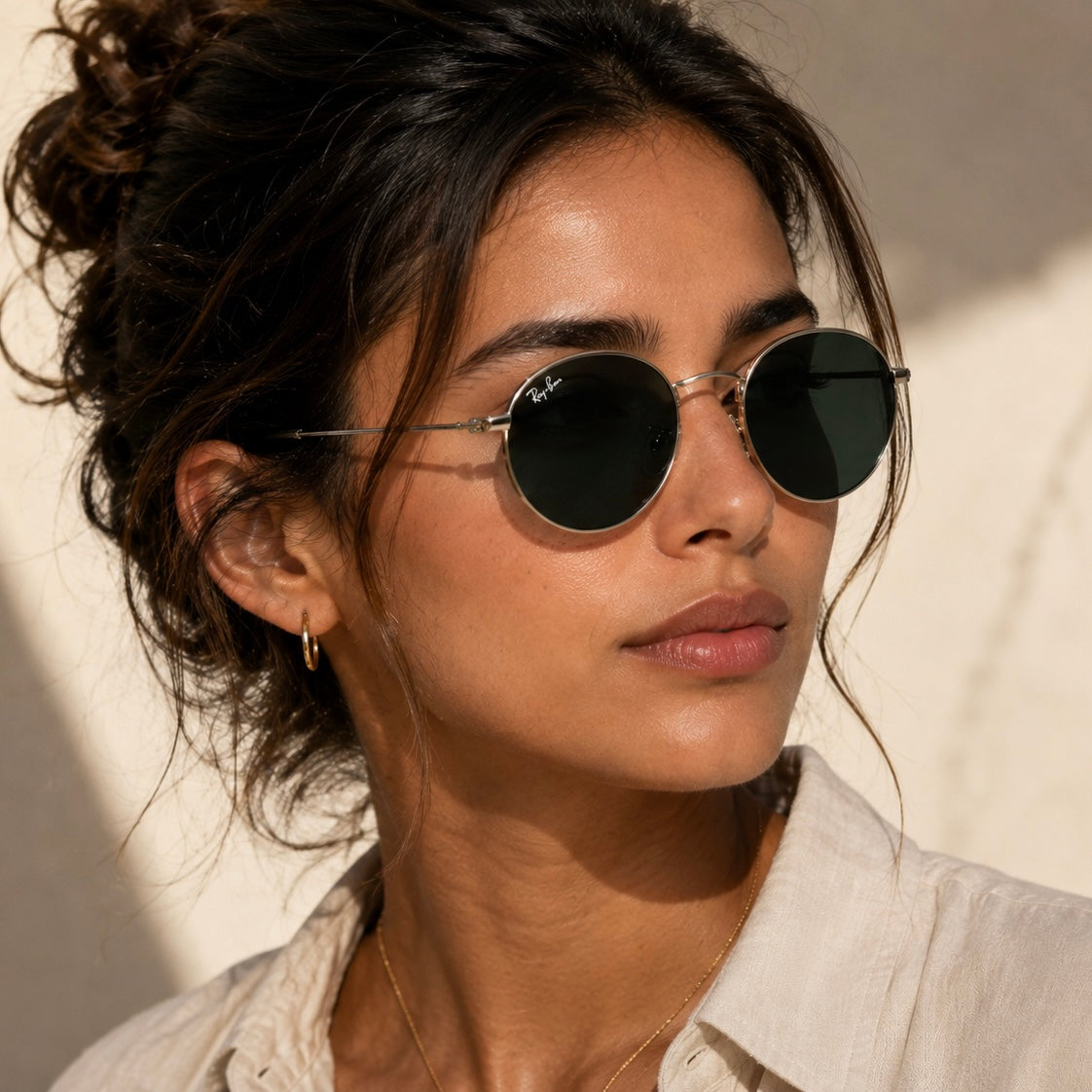 Ray-Ban Round Metal Silver RB3447