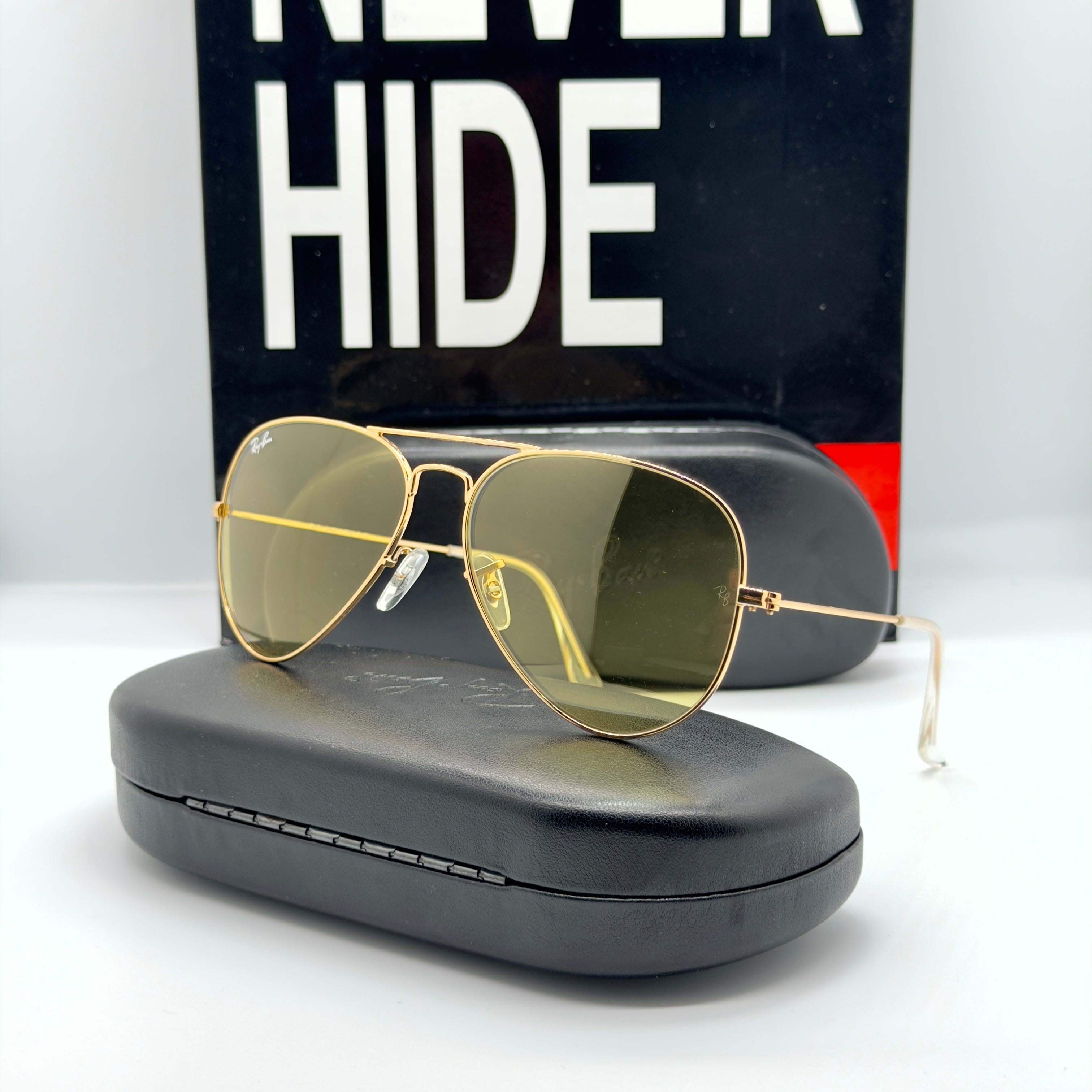 Aviator Large Metal 001/4A – Verres Minéraux