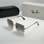Ray-Ban Square 1971 Doré / Verre Bleu Dégradé