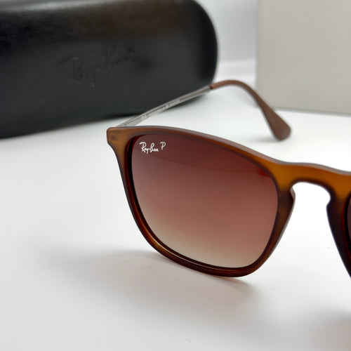 Ray-Ban Chris Marron / Verre Marron Dégradé Polarisé