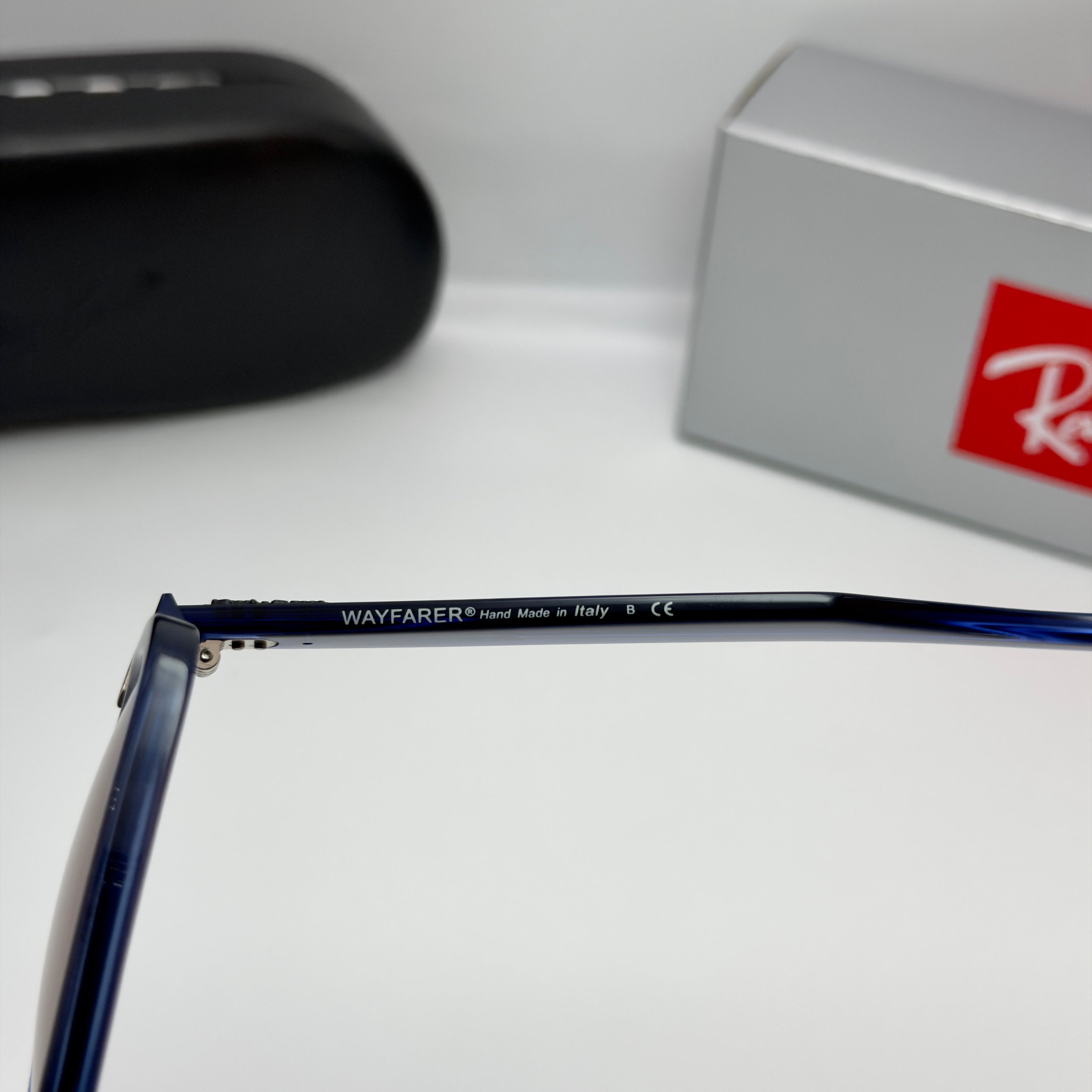 Ray-Ban Wayfarer Crystal Blue RB 2140 6587/C5 (Taille 50-22)