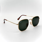 Ray-Ban RB3548-N Hexagonal Gold / Verre G15– Authentic