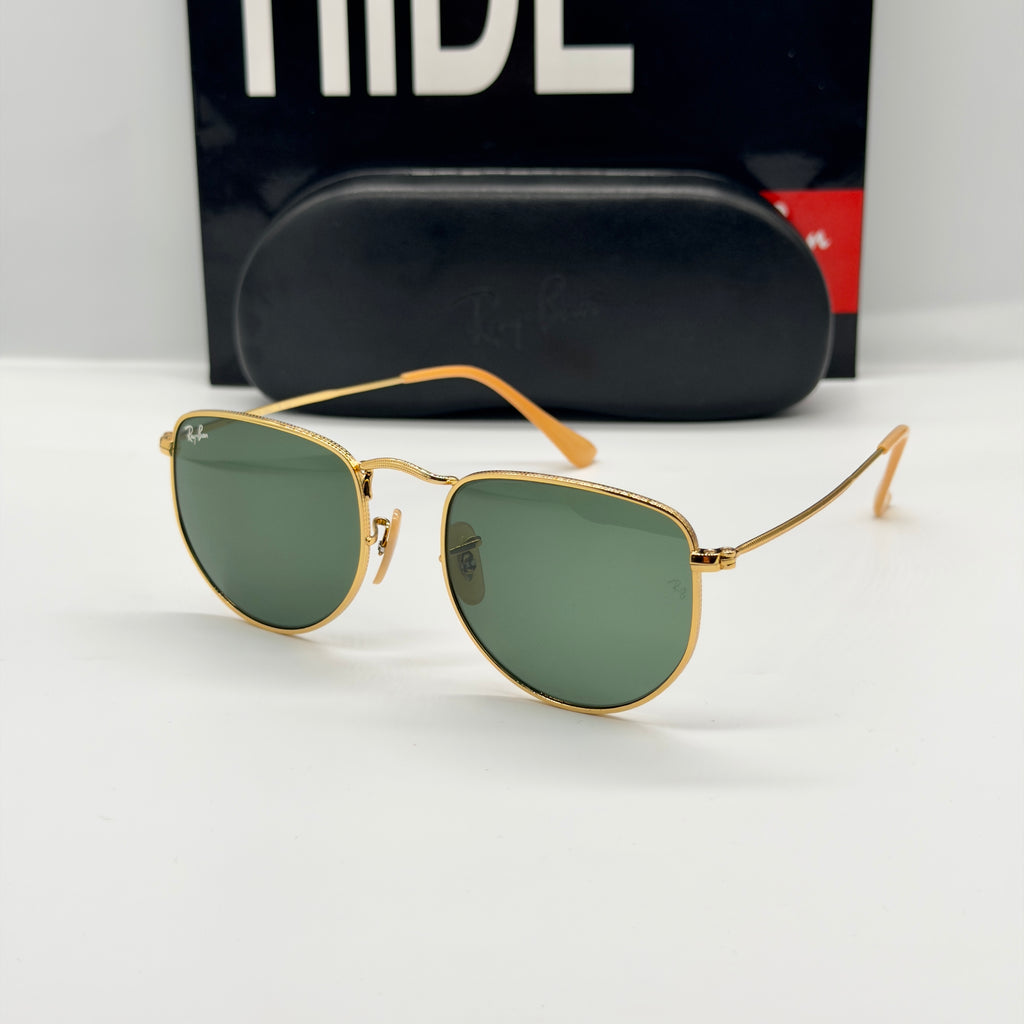 Lunettes Aviator Hexagonal Gold Green – Verres G15