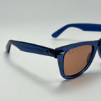 Ray-Ban Wayfarer Crystal Blue RB 2140 6587/C5 (Taille 50-22)