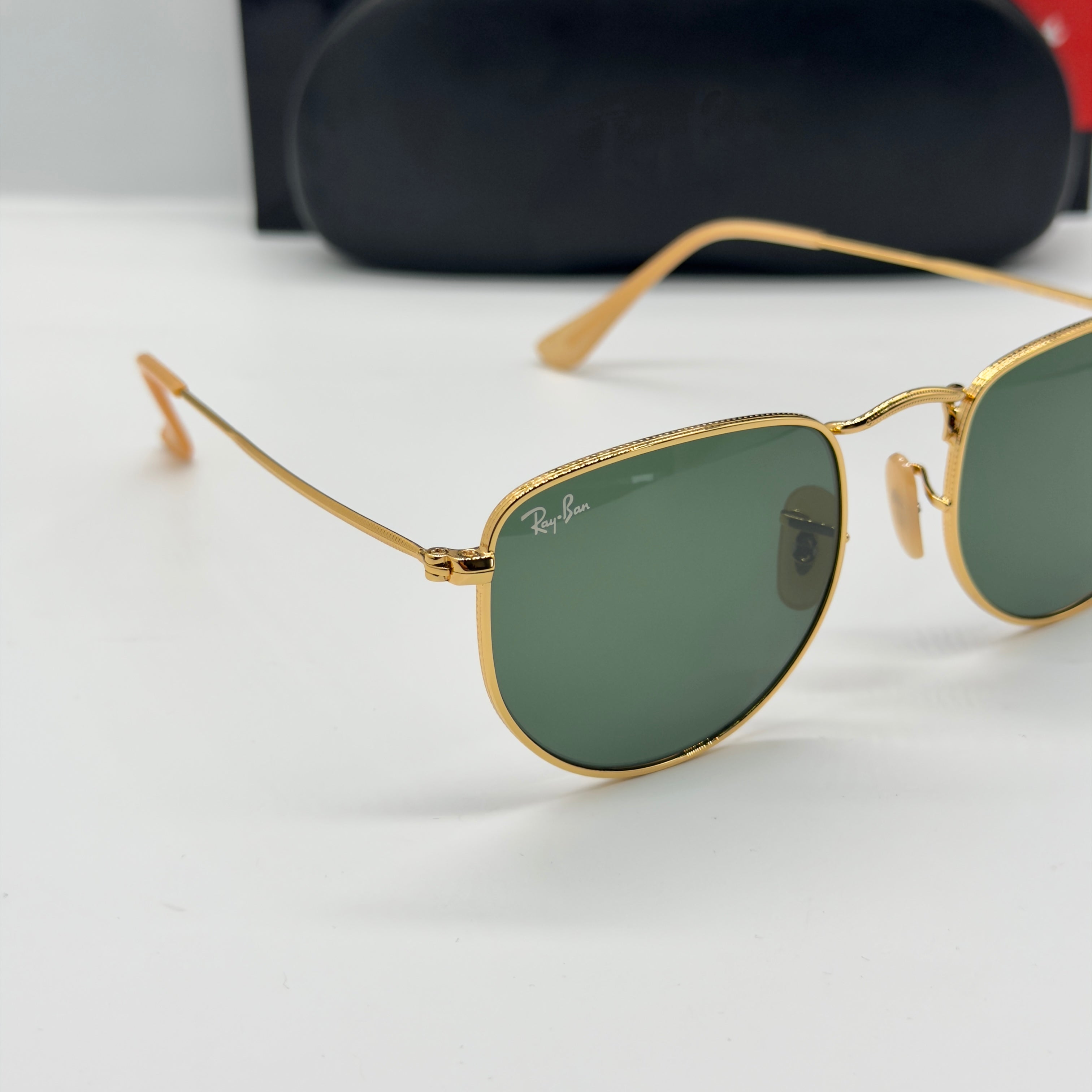 Lunettes Aviator Hexagonal Gold Green – Verres G15