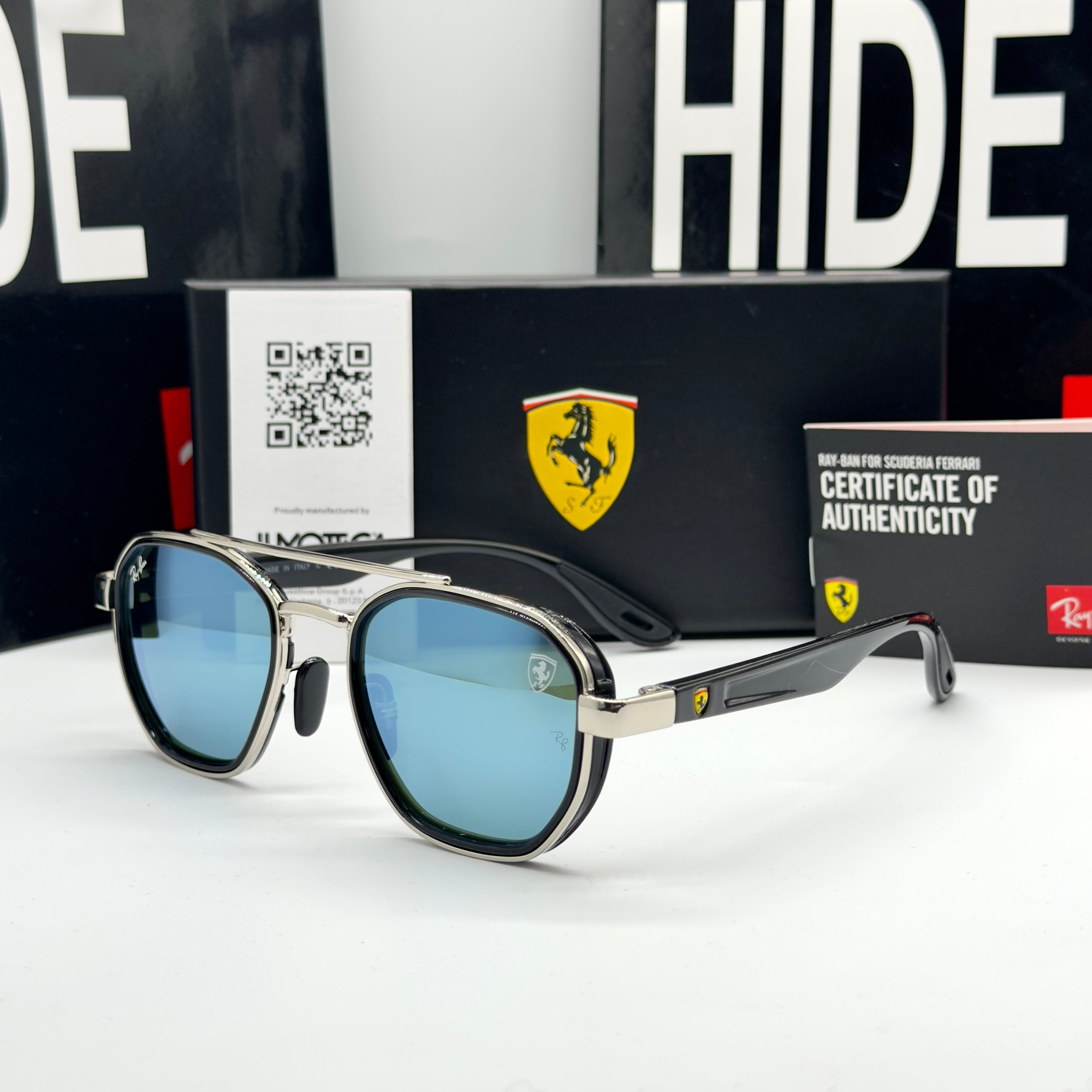 Scuderia Ferrari RB3676M – Gunmetal / Blue