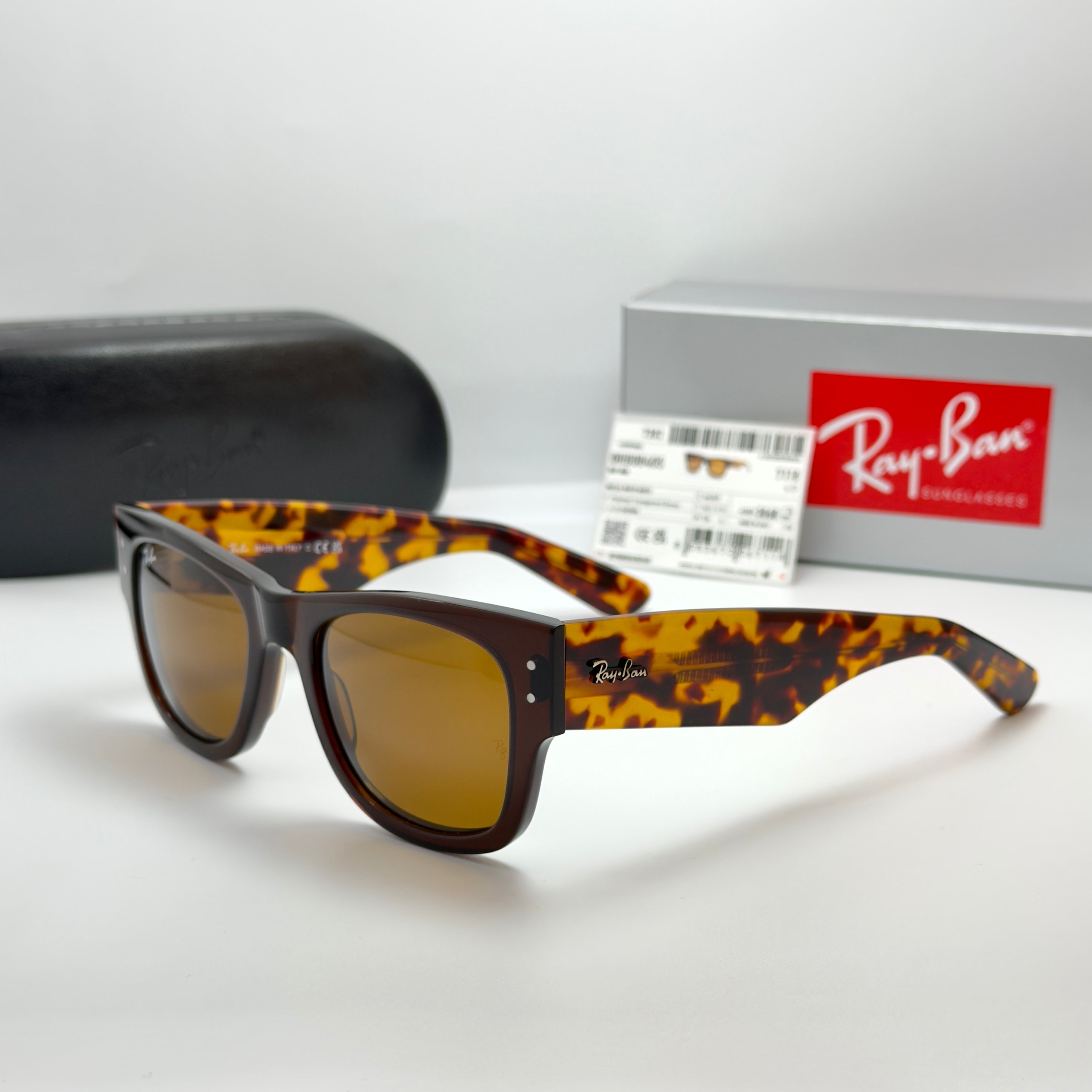 Mega Wayfarer Havana Amber RB 0840S 6636/9 (Taille 51-21)