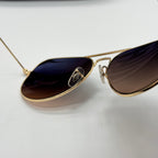 RB3025 Aviator Large Metal 001/3E – Verres Dégradés Brun